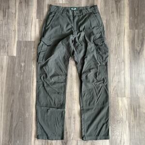 Arborwear Pants Mens Size 32x34 Green Nylon Cargo Utility Tree Climber Worn